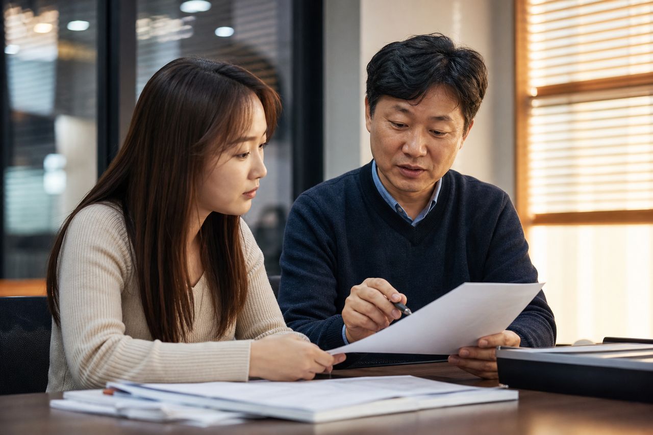 파산 면책 받으면 세금 체납도 없어지나요? 국세·지방세 진실 관련 전문가 상담·서류 검토 장면