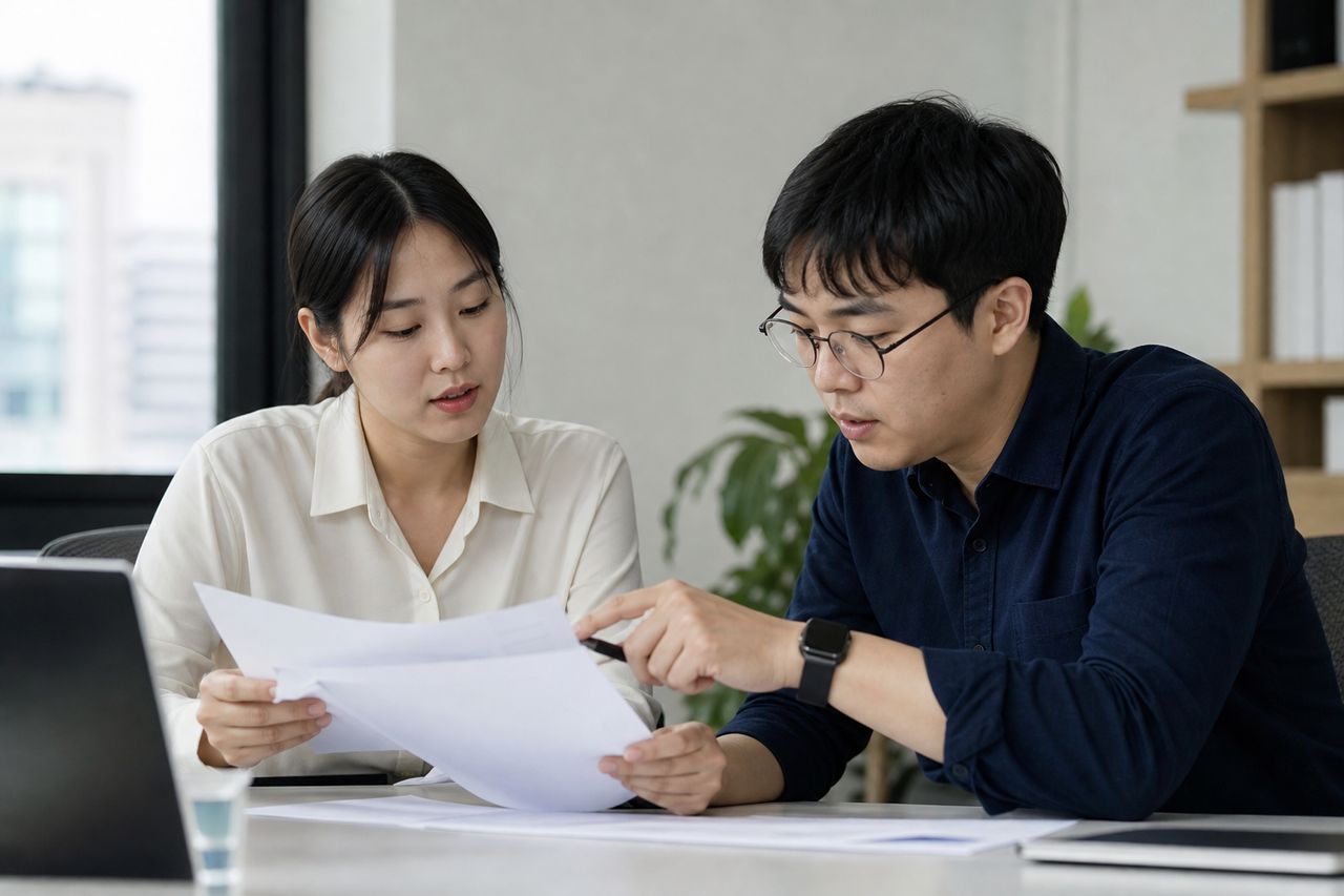 개인회생 서류, 발급처별로 정리한 준비 목록 관련 전문가 상담·서류 검토 장면