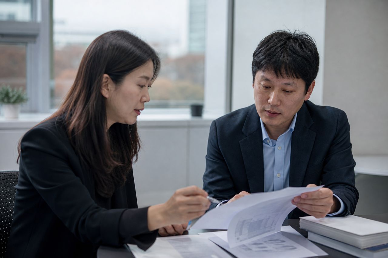 개인회생 전세보증금, 보증금이 재산으로 계산되는 방식 관련 전문가 상담·서류 검토 장면