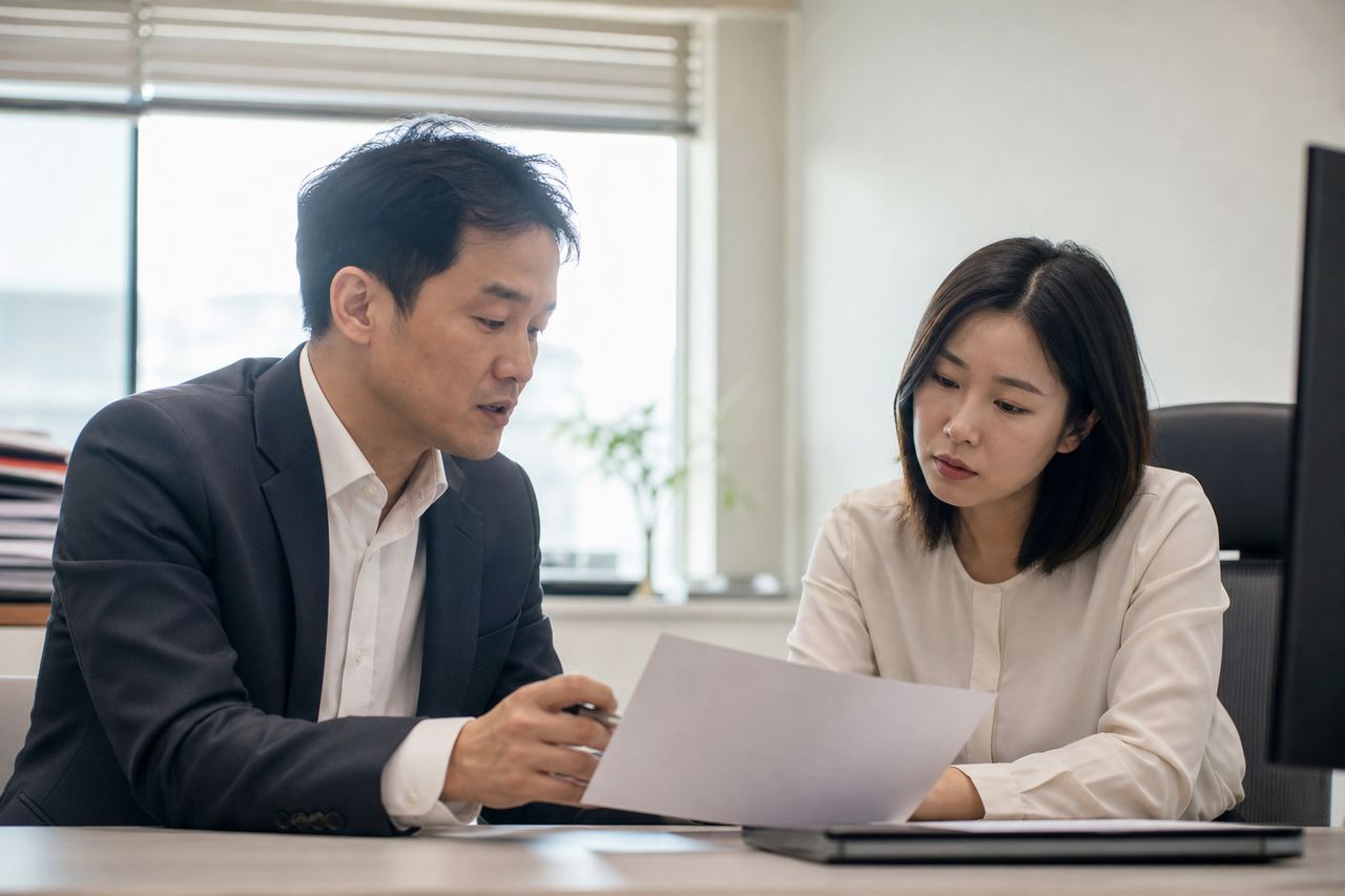 개인회생 단점, 신청 전에 알아야 할 불이익 관련 전문가 상담·서류 검토 장면