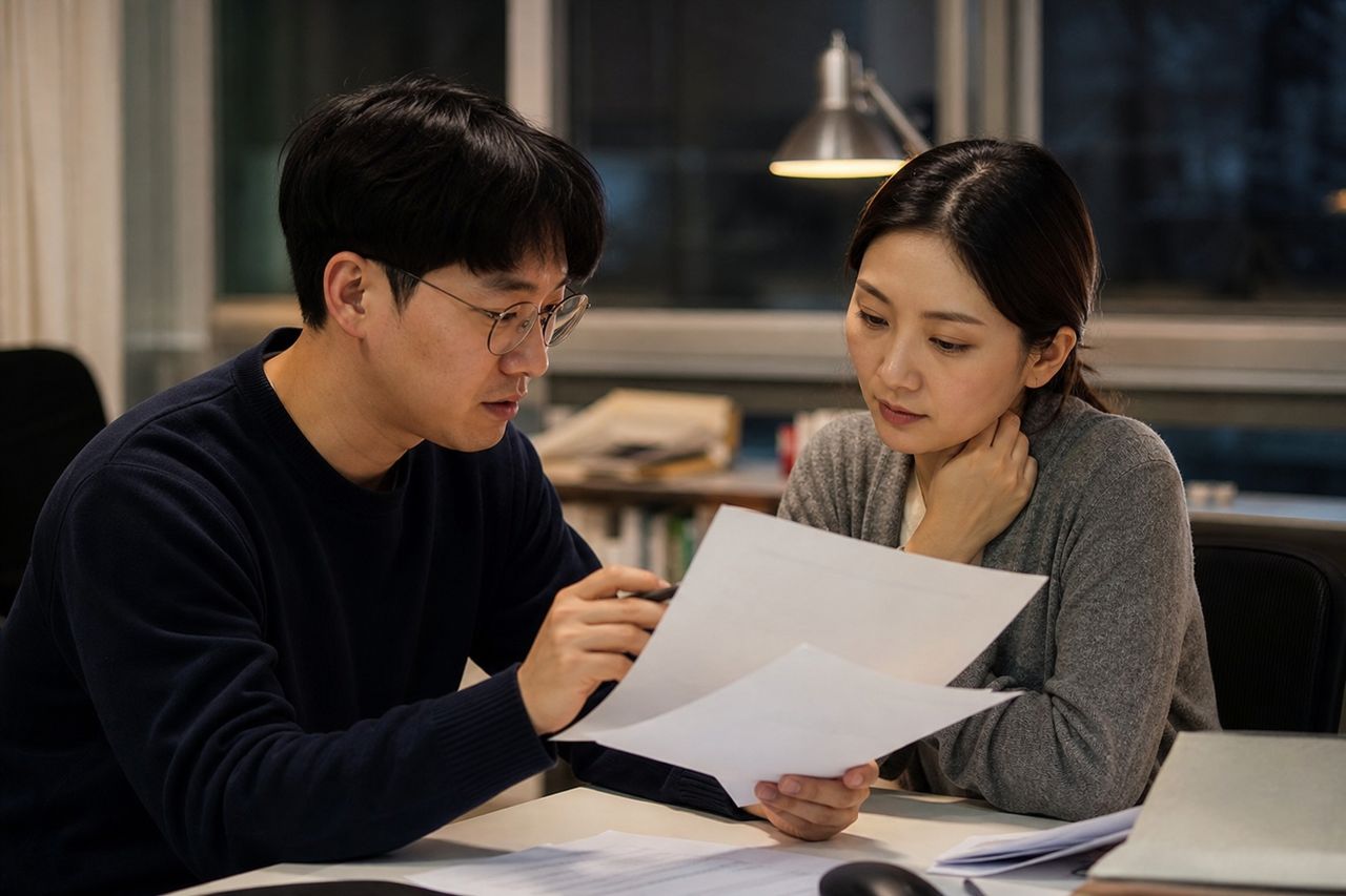 개인회생 자동차, 차량을 유지할 수 있는지 살펴볼 기준 관련 전문가 상담·서류 검토 장면