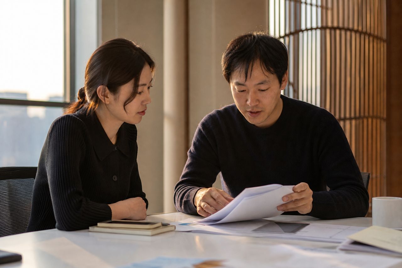 개인회생 별제권, 공동명의·담보 주택이 있을 때 알아둘 개념 관련 전문가 상담·서류 검토 장면