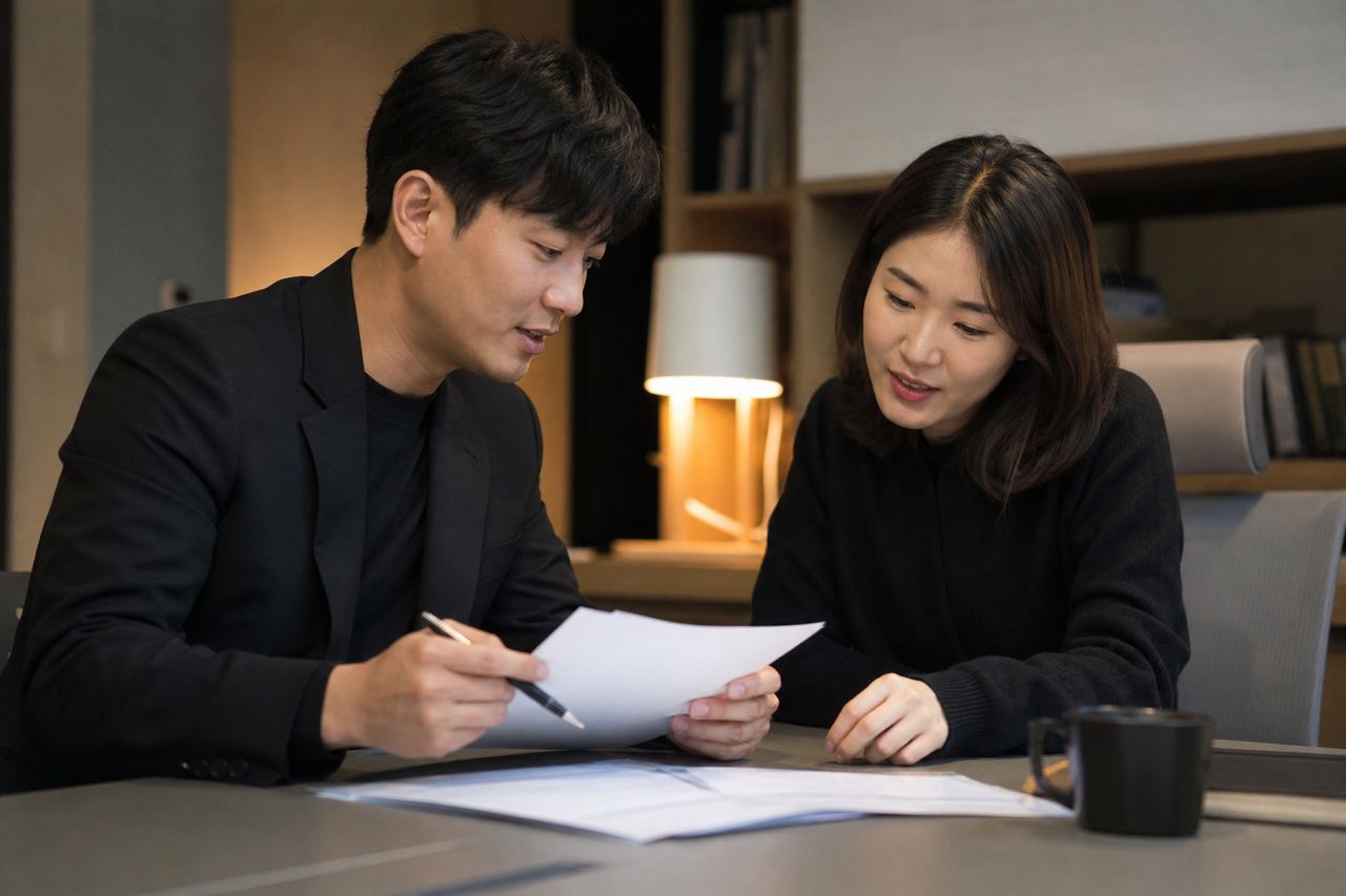 개인회생 보정서류, 자주 요구되는 자료와 제출 요령 관련 전문가 상담·서류 검토 장면