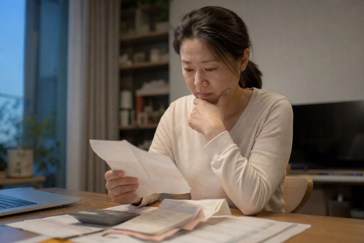 개인회생 가족 차용금, 자주 묻는 질문 정리 관련 상황을 보여주는 이미지 — 서류를 검토하는 모습