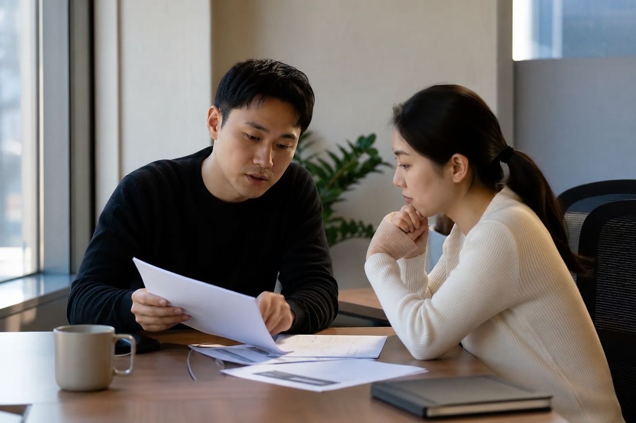 분양권 포기하려 개인회생 신청했는데 내가 낸 돈 계약금 10% 돌려 받을 수 있나요? 포기해야 하나요? 관련 전문가 상담·서류 검토 장면