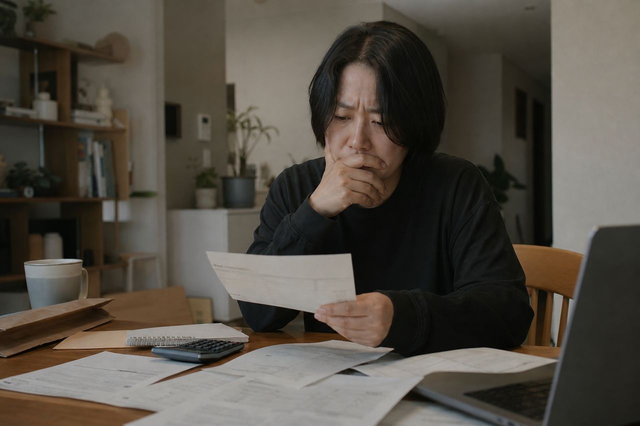 개인회생 지인 채무, 상황별로 먼저 살펴볼 내용 관련 상황을 보여주는 이미지 — 서류를 검토하는 모습