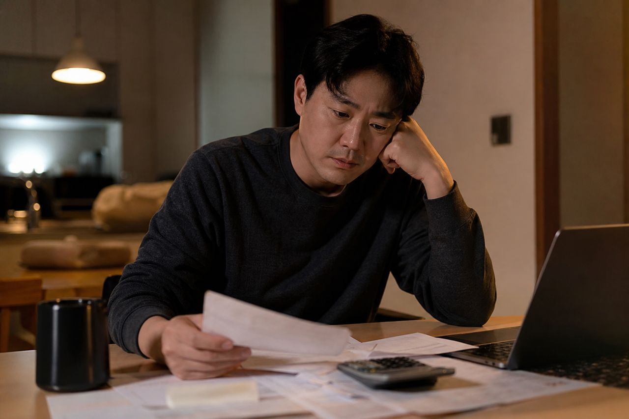 서울 개인회생신청 관련 상황을 보여주는 이미지 — 서류를 검토하는 모습