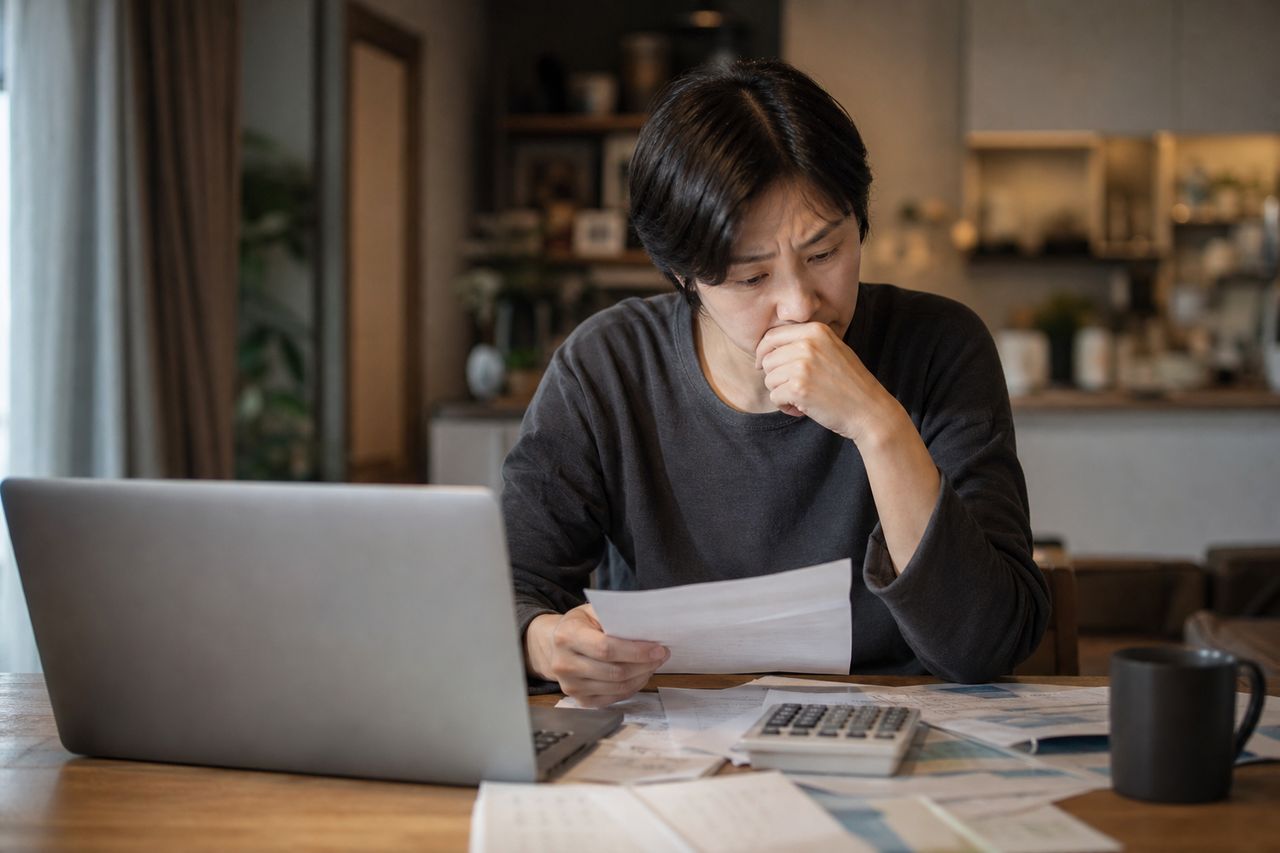 생계형 카드 돌려막기 48개월째 버텼다가 지급불능 — 파산 신청 전 1년 이내 신용거래 내역, 면책불허가 사유로 지목되는 4가지 패턴과 법원 재량 허가 받은 사례 비교 관련 상황을 보여주는 이미지 — 서류를 검토하는 모습