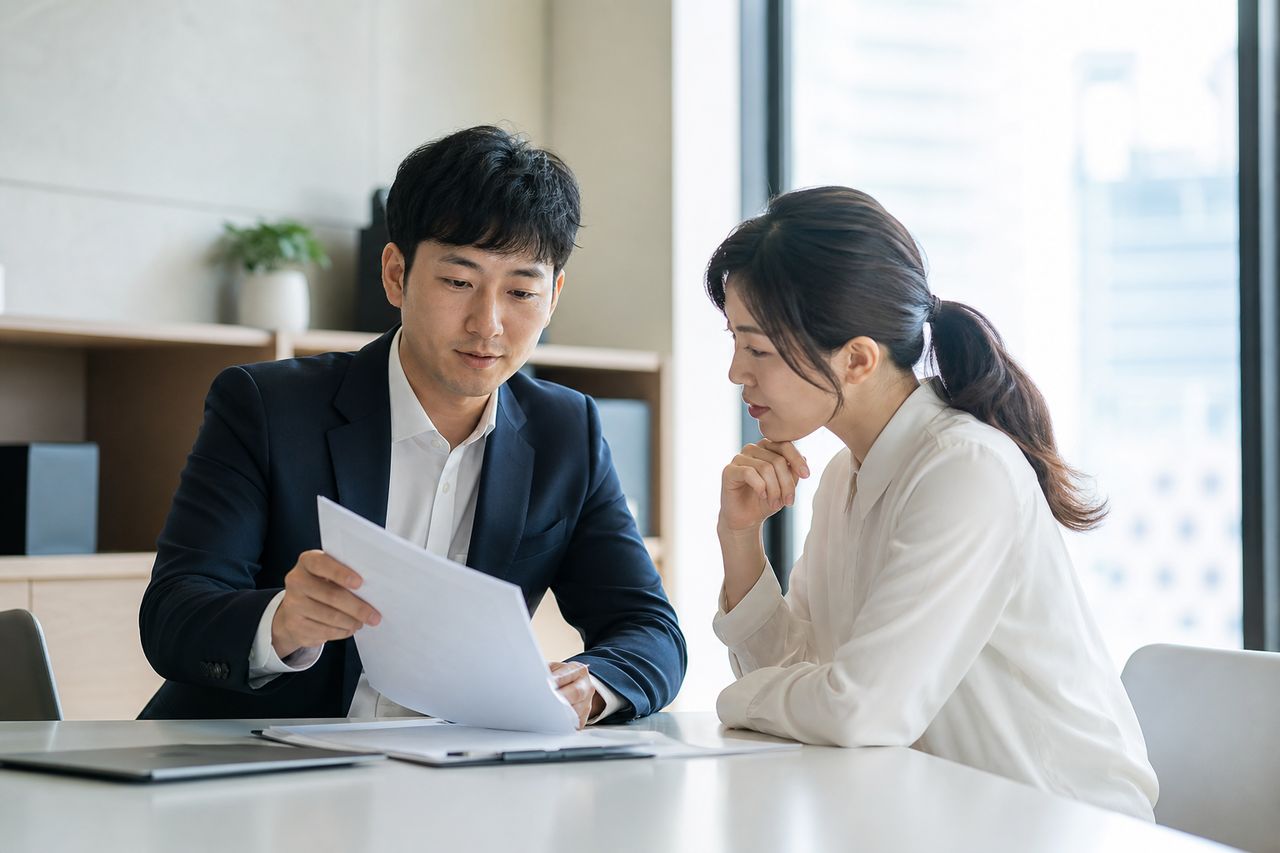 부산개인회생,부산회생법원 관련 전문가 상담·서류 검토 장면