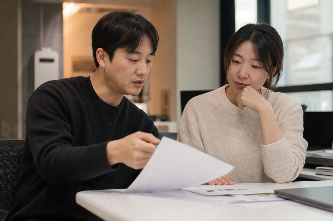 부산개인회생, 부산회생법원 관련 전문가 상담·서류 검토 장면