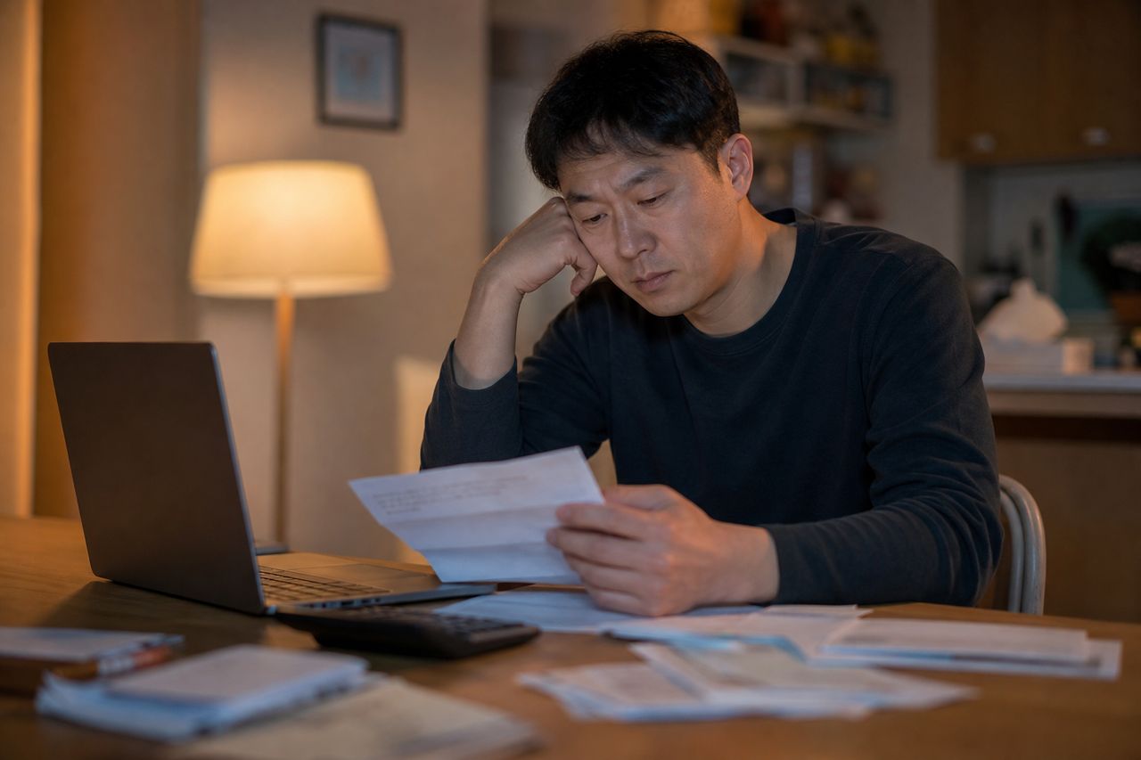 부산개인회생,부산회생법원 관련 상황을 보여주는 이미지 — 서류를 검토하는 모습