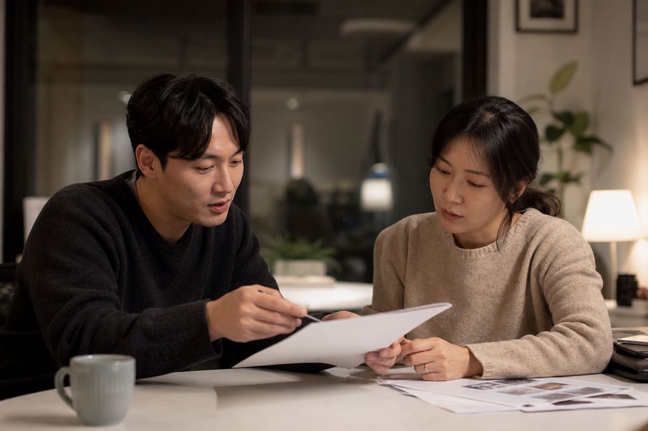 부산개인회생,부산회생법원 관련 전문가 상담·서류 검토 장면