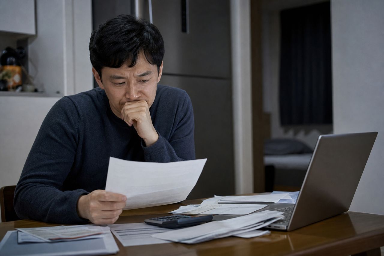 개인회생 신청절차 지역마다 다를까? 관련 상황을 보여주는 이미지 — 서류를 검토하는 모습