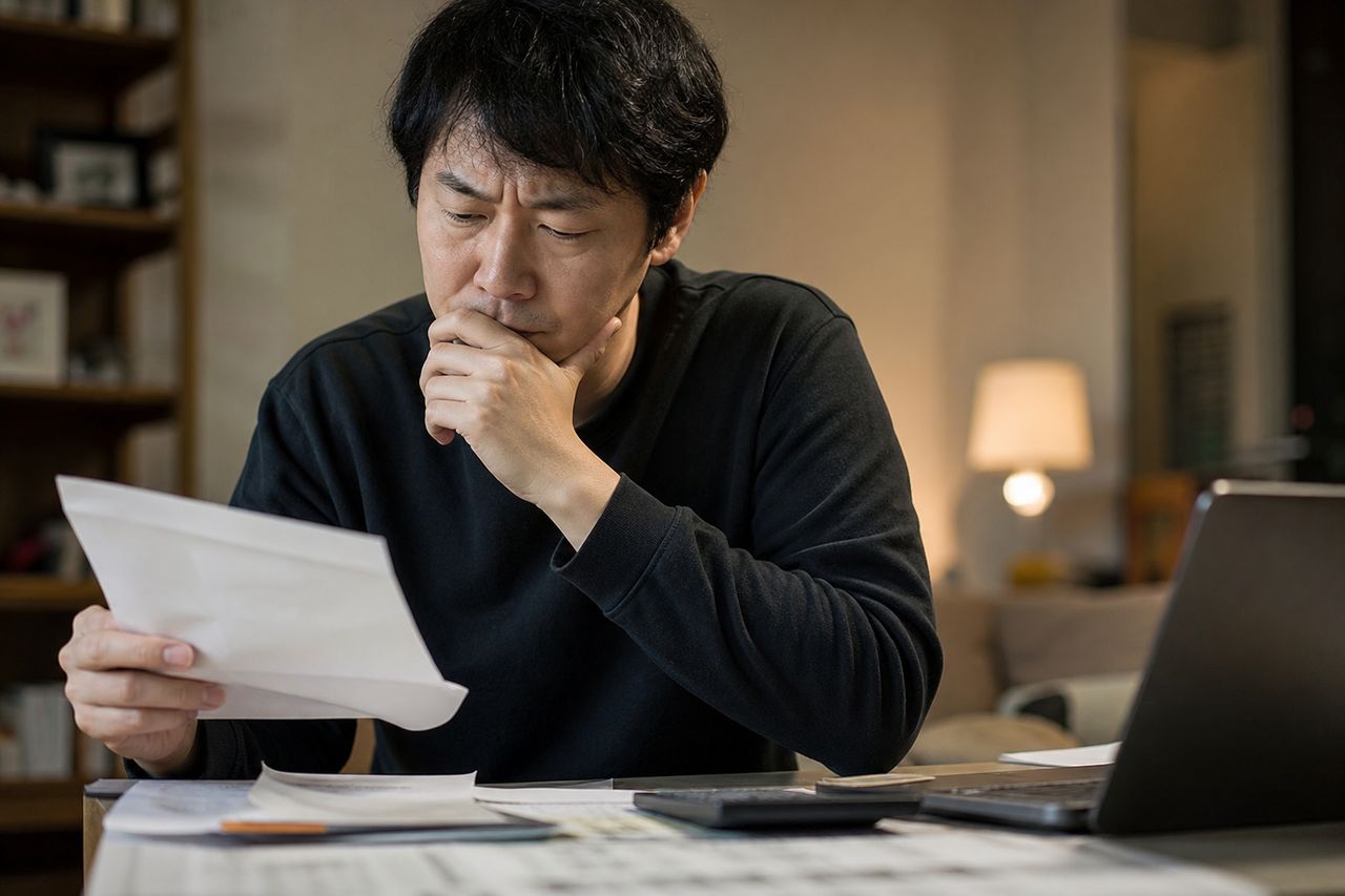대구개인회생 관련 상황을 보여주는 이미지 — 서류를 검토하는 모습