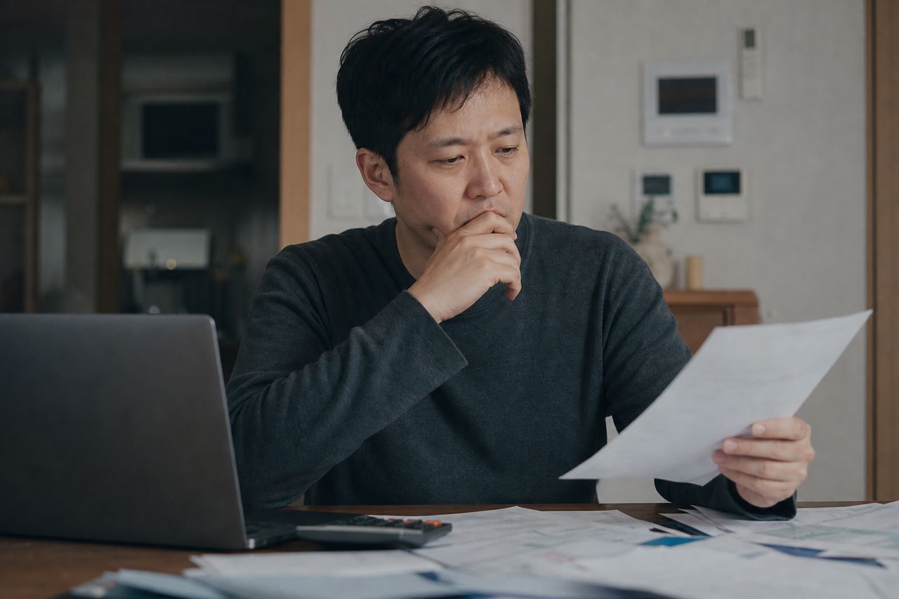 중도금 대출 받은 분양계약, 개인회생 전에 꼭 봐야 할 것 관련 상황을 보여주는 이미지 — 서류를 검토하는 모습