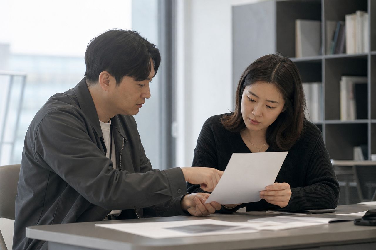 중도금 대출 받은 분양계약, 개인회생 전에 꼭 봐야 할 것 관련 전문가 상담·서류 검토 장면