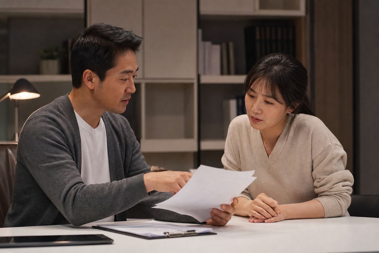 남편 월급으로 생활하는 전업주부 개인회생주부 신청, '지속 소득' 없다고 기각될까 — 법원이 인정한 비정기 수입 3가지와 소득 소명 서류 준비 타이밍 관련 전문가 상담·서류 검토 장면