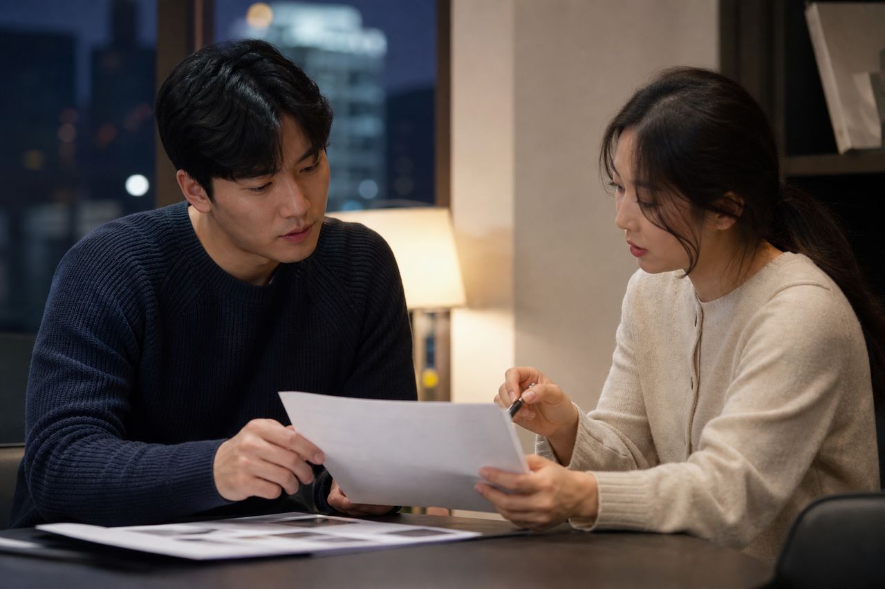 DSR 막혀 잔금 못 치른 34세 직장인 K씨, 서울 개인회생신청자격 되는지 먼저 따져야 하는 이유 — 분양계약 위약금 채무도 무담보채권 10억 한도에 포함되는 구조와 금지명령 타임라인 14일 관련 전문가 상담·서류 검토 장면