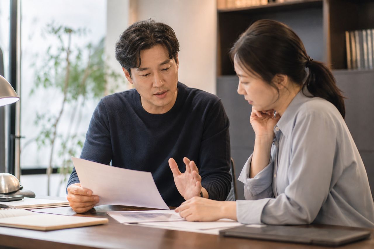 상속받은 줄 모르고 3개월 지난 1인 가구 42세 개인회생 성공사례 — 부모 빚 2억 상속포기 기간 초과 상태에서 개인파산 vs 개인회생 중 어느 쪽이 유리한지 법원이 실제로 판단한 기준 3가지 관련 전문가 상담·서류 검토 장면