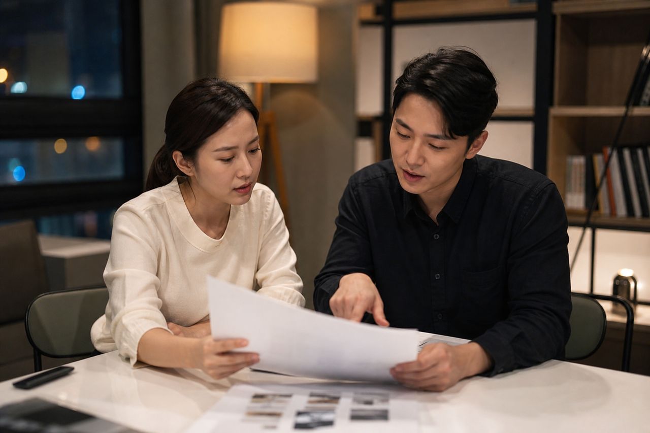 인천 물류센터 재직 중 이직 제안 받은 37세 — 인천 개인회생신청자격 검토 후 변제계획 인가 전 이직하면 소득 급등이 변제금을 얼마나 올리는지, 인가 후 이직이 안전한 이유와 회생위원 보고 의무 범위 관련 전문가 상담·서류 검토 장면