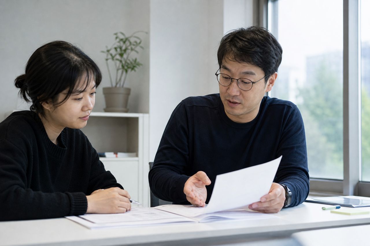 상속받은 줄 모르고 3개월 지난 1인 가구 42세 개인회생 성공사례 — 부모 빚 2억 상속포기 기간 초과 상태에서 개인파산 vs 개인회생 중 어느 쪽이 유리한지 법원이 실제로 판단한 기준 3가지 관련 전문가 상담·서류 검토 장면