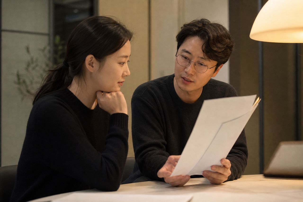 매출 반토막 자영업자의 개인회생 성공 사례 — 새출발기금(2026년 말 마감 연장)과 개인회생 병행이 가능한지, 폐업 전 vs 폐업 후 신청 시 변제계획안에서 '영업소득' 소명이 갈리는 지점 관련 전문가 상담·서류 검토 장면
