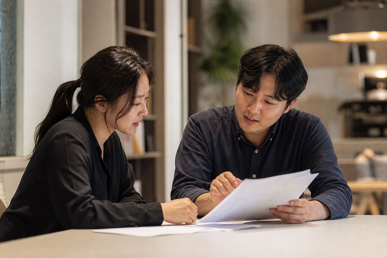 인천지방법원 vs 서울회생법원, 인천개인회생상담 받기 전 '관할 선택'이 변제금 수백만 원 가르는 이유 — 배우자 명의 아파트가 있는 40대 IT 팀장이 먼저 따져야 할 청산가치 산정 기준 차이 관련 전문가 상담·서류 검토 장면