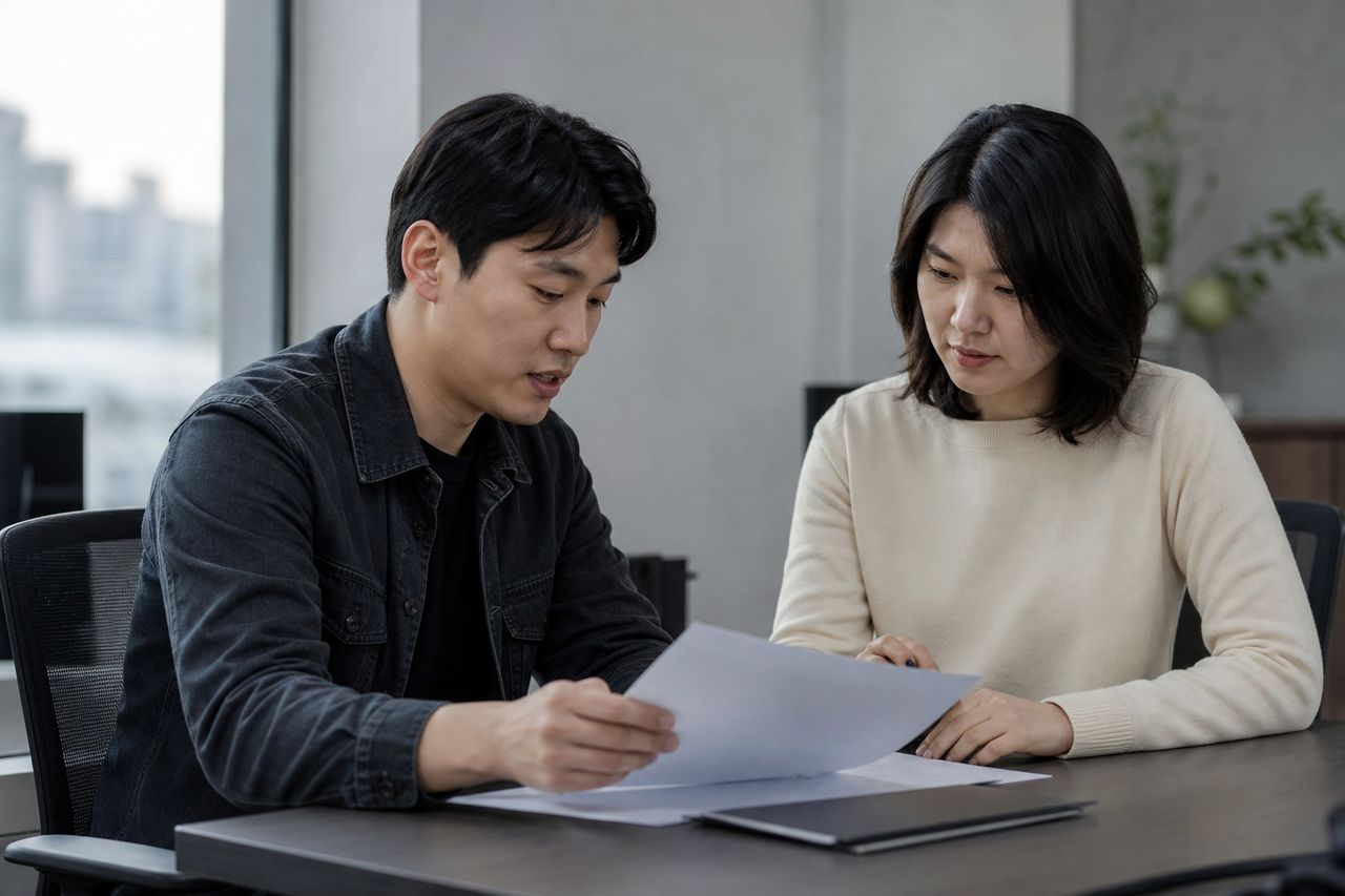 나도 개인회생이 가능한가? 관련 전문가 상담·서류 검토 장면