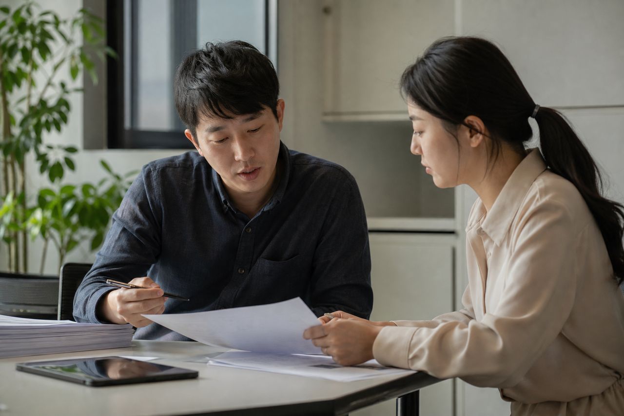 전세사기 피해자 개인회생 관련 전문가 상담·서류 검토 장면