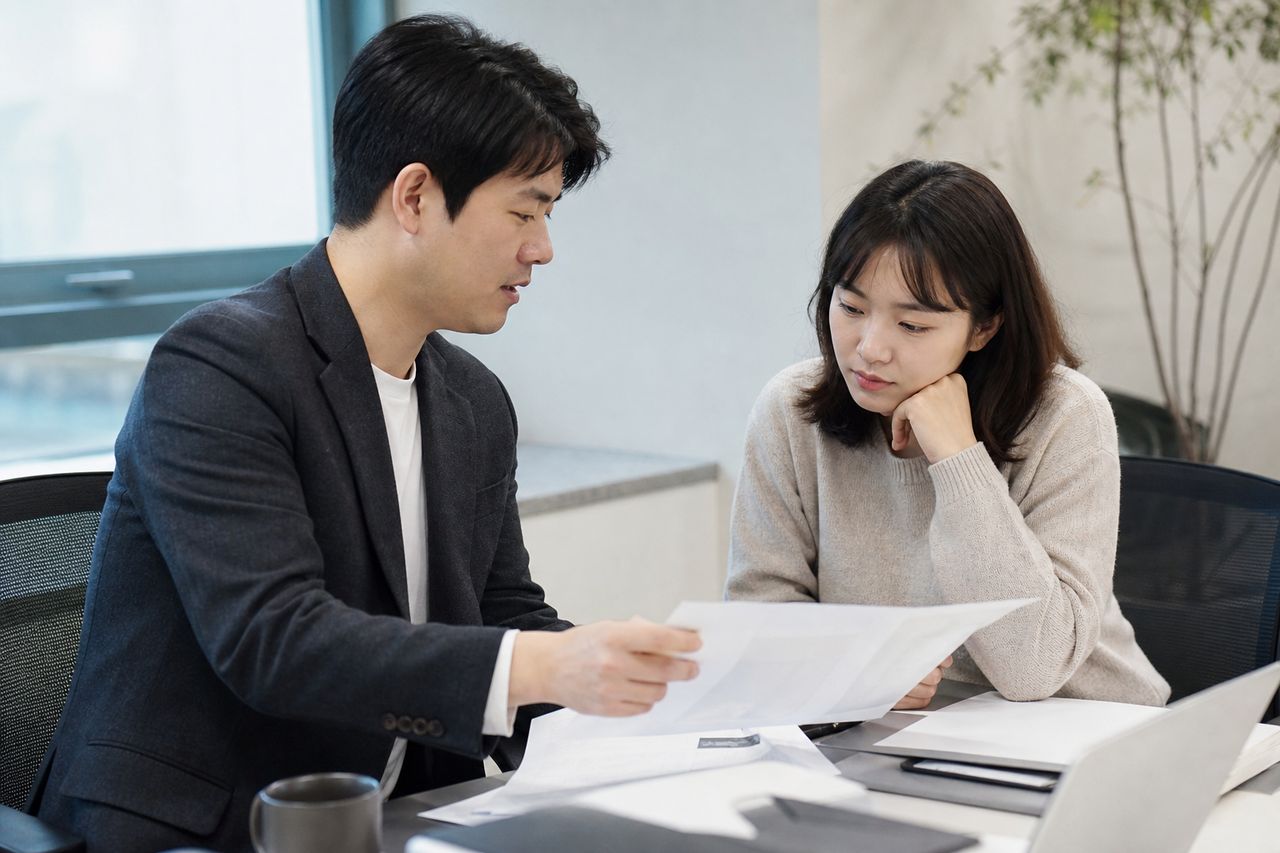 개인회생 월 변제금은 어떻게 정해지나요? 관련 전문가 상담·서류 검토 장면