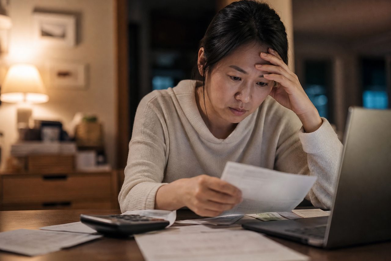 전세사기 피해자 개인회생 관련 상황을 보여주는 이미지 — 서류를 검토하는 모습