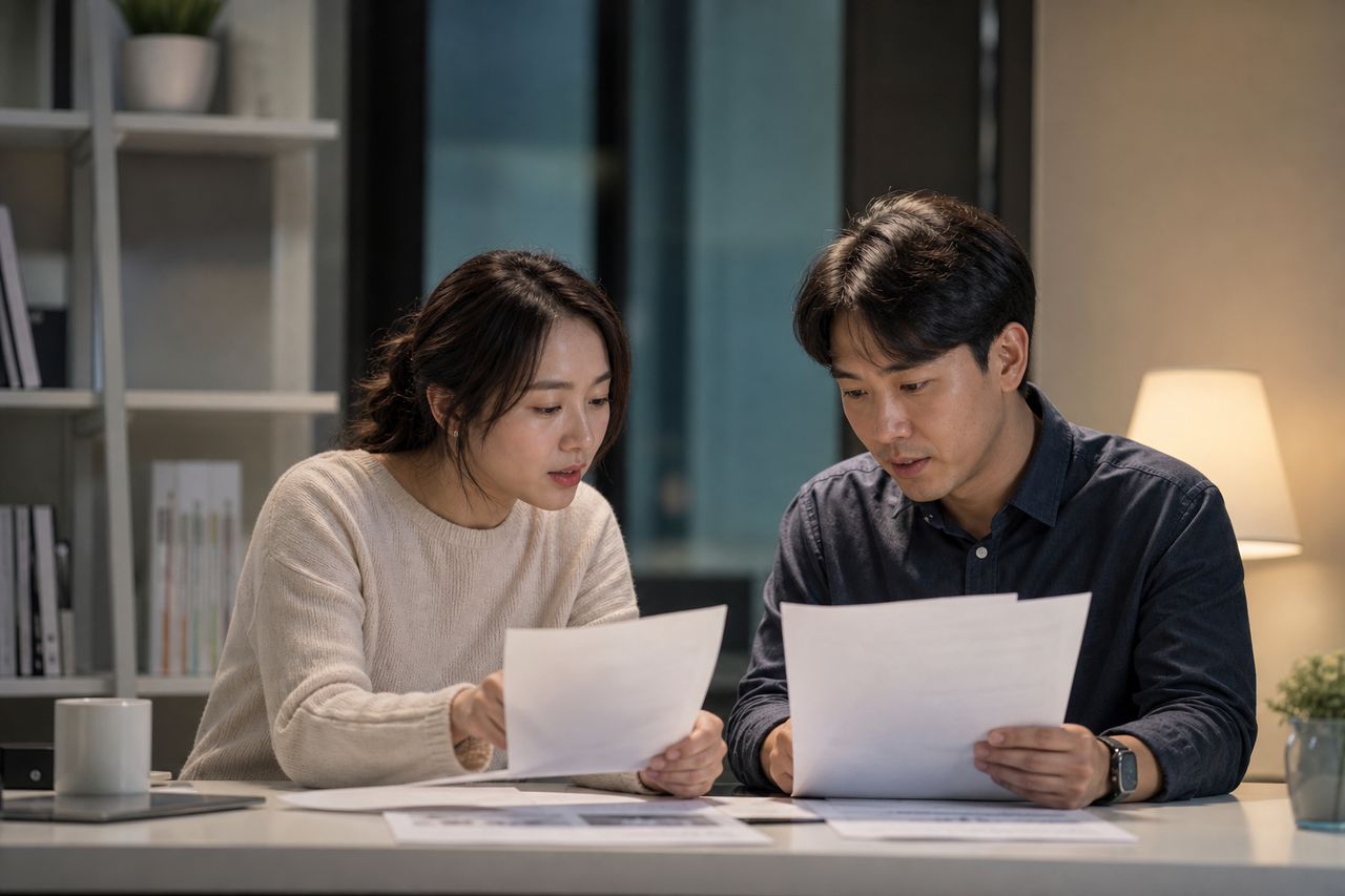 전세사기 피해자 개인회생 관련 전문가 상담·서류 검토 장면