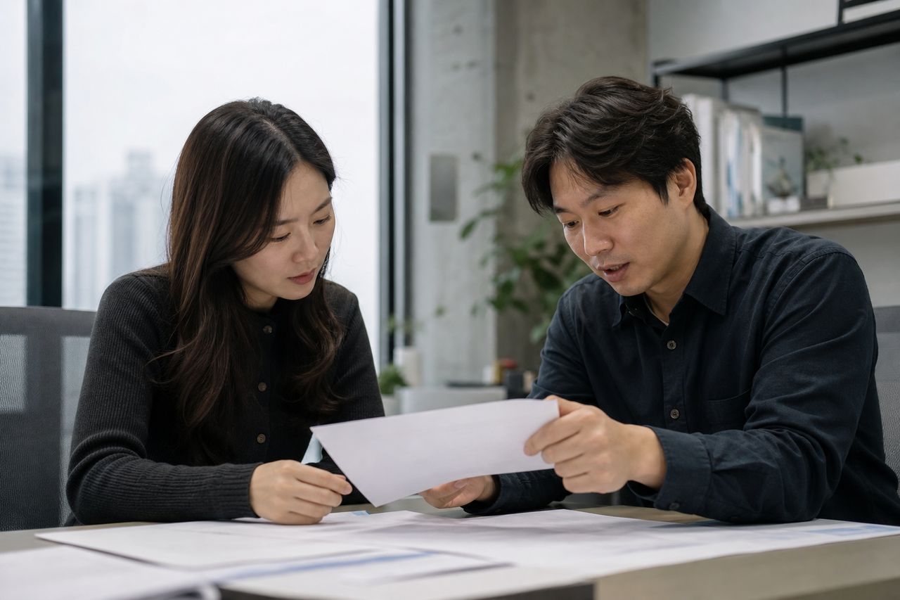 개인회생은 파산과 달리 법률상 제한이 없다는 말의 뜻 관련 전문가 상담·서류 검토 장면