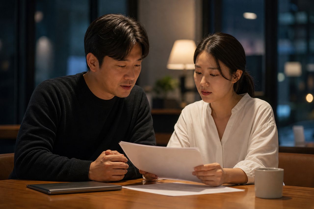 개인회생 변제금 산정 기준과 월 납부액을 줄이는 준비 관련 전문가 상담·서류 검토 장면