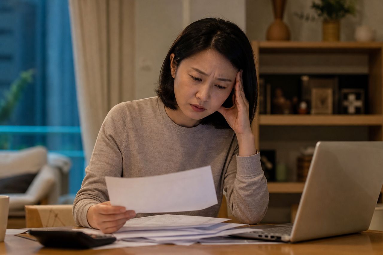 신용불량자가 된 지 10년, 지금 개인회생 신청해도 늦지 않을까? 관련 상황을 보여주는 이미지 — 서류를 검토하는 모습