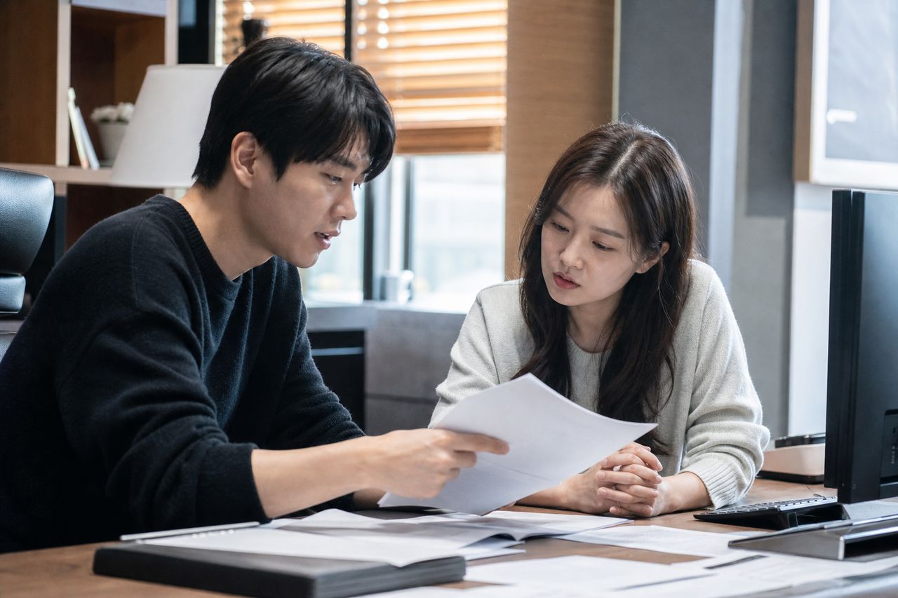 신용불량자가 된 지 10년, 지금 개인회생 신청해도 늦지 않을까? 관련 전문가 상담·서류 검토 장면