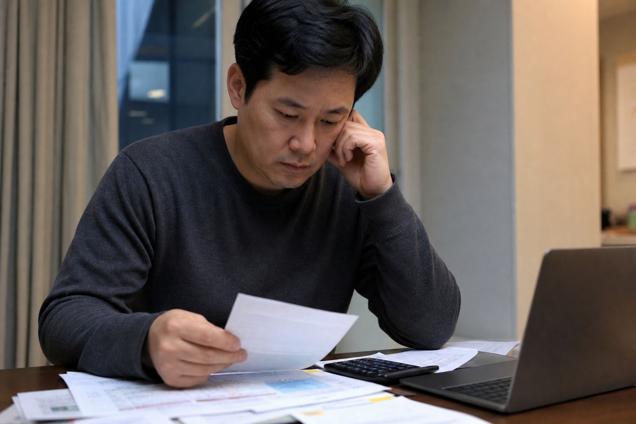 개인회생 인가 이후 변제기간 단축 신청했다가 거절당했다 — 법원이 변경안을 허가하지 않는 이유와 조기 완제 말고 쓸 수 있는 대안 관련 상황을 보여주는 이미지 — 서류를 검토하는 모습