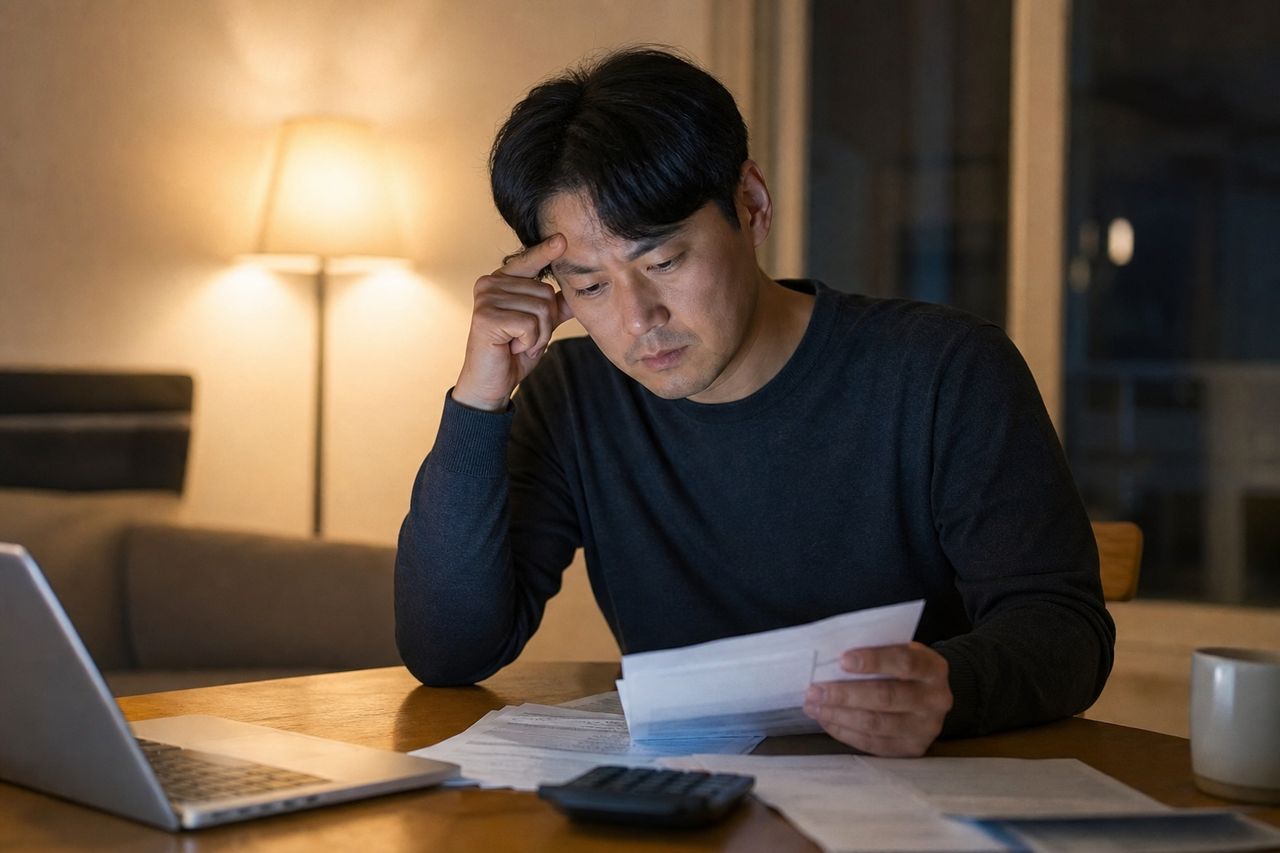 보증인이 개인회생을 신청하여 면책을 받았다면 보증채무도 면책일까? 관련 상황을 보여주는 이미지 — 서류를 검토하는 모습