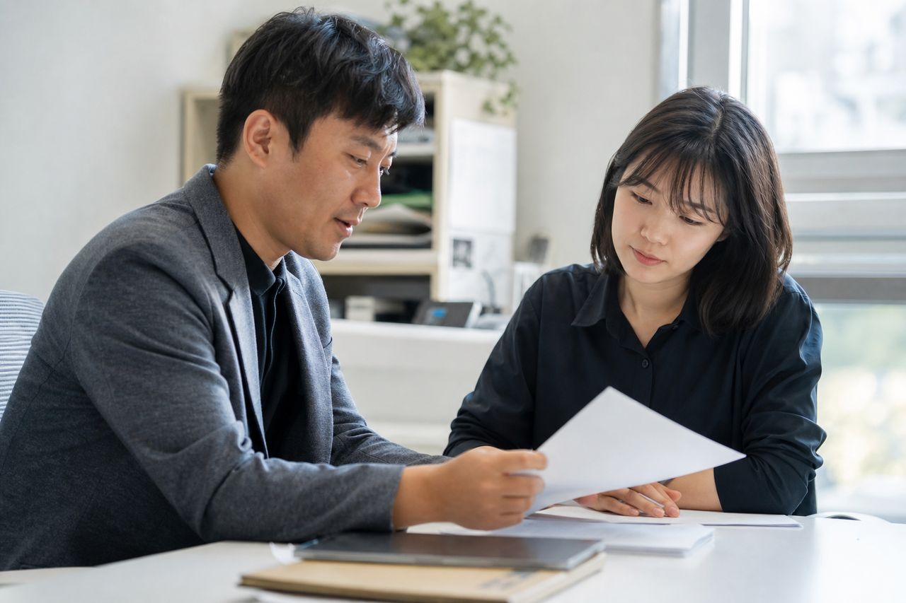 분양권 계약해제 후 개인회생 파산 신청해도 될까? 관련 전문가 상담·서류 검토 장면
