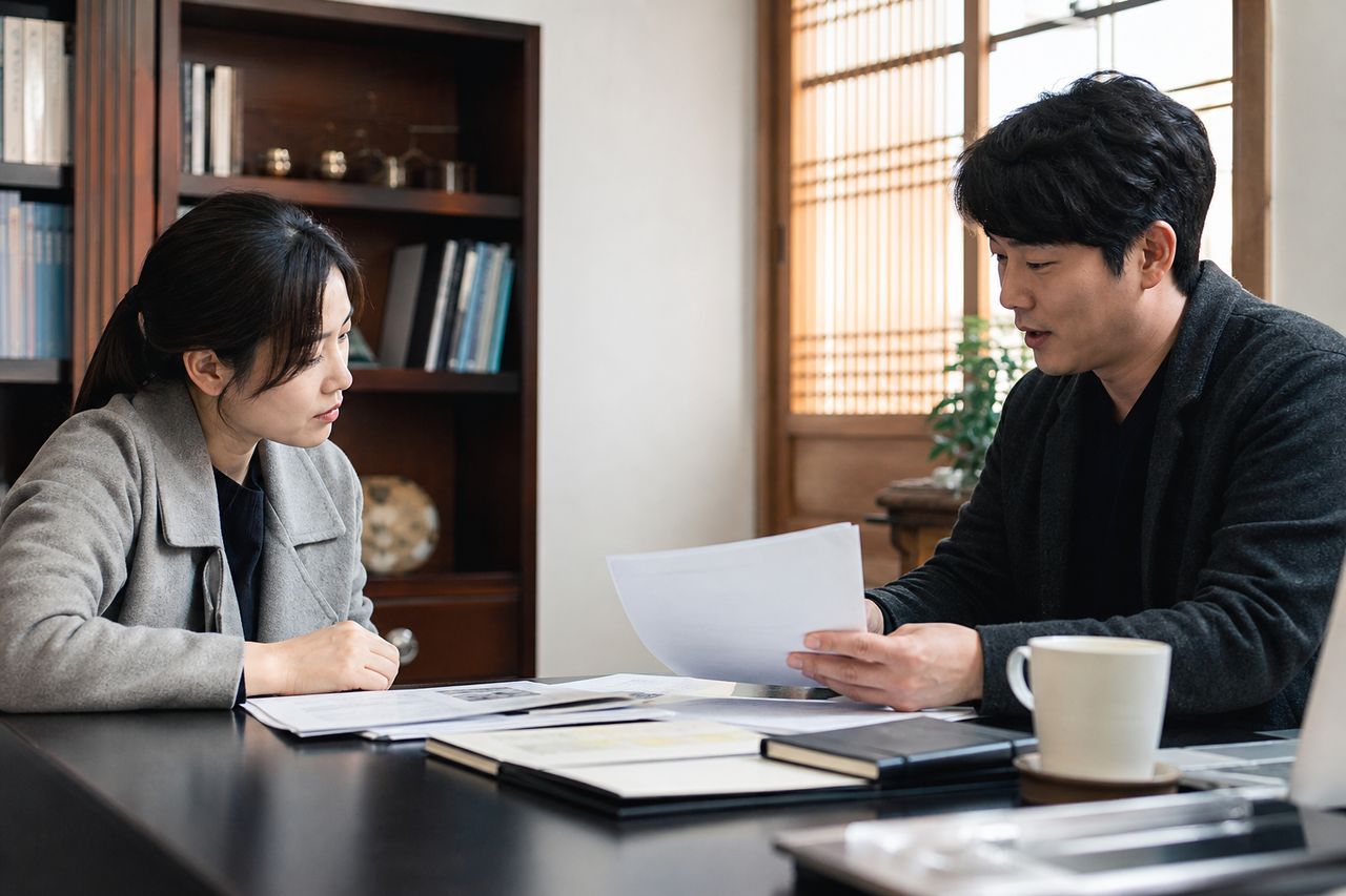 분양권 계약해제 위약금 개인회생에 포함가능할까? 관련 전문가 상담·서류 검토 장면