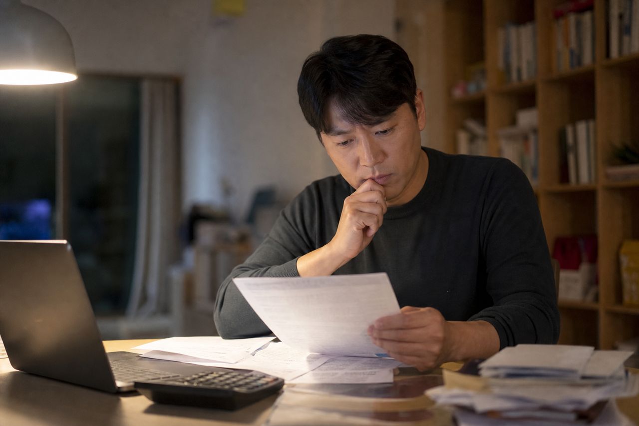 서울 개인회생법원 주소 및 위치 안내 찾아가는 방법 관련 상황을 보여주는 이미지 — 서류를 검토하는 모습