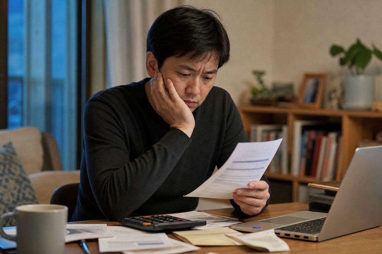 다중채무자 개인회생, 채권자가 10곳 이상이면 인가가 더 어렵나? 관련 상황을 보여주는 이미지 — 서류를 검토하는 모습