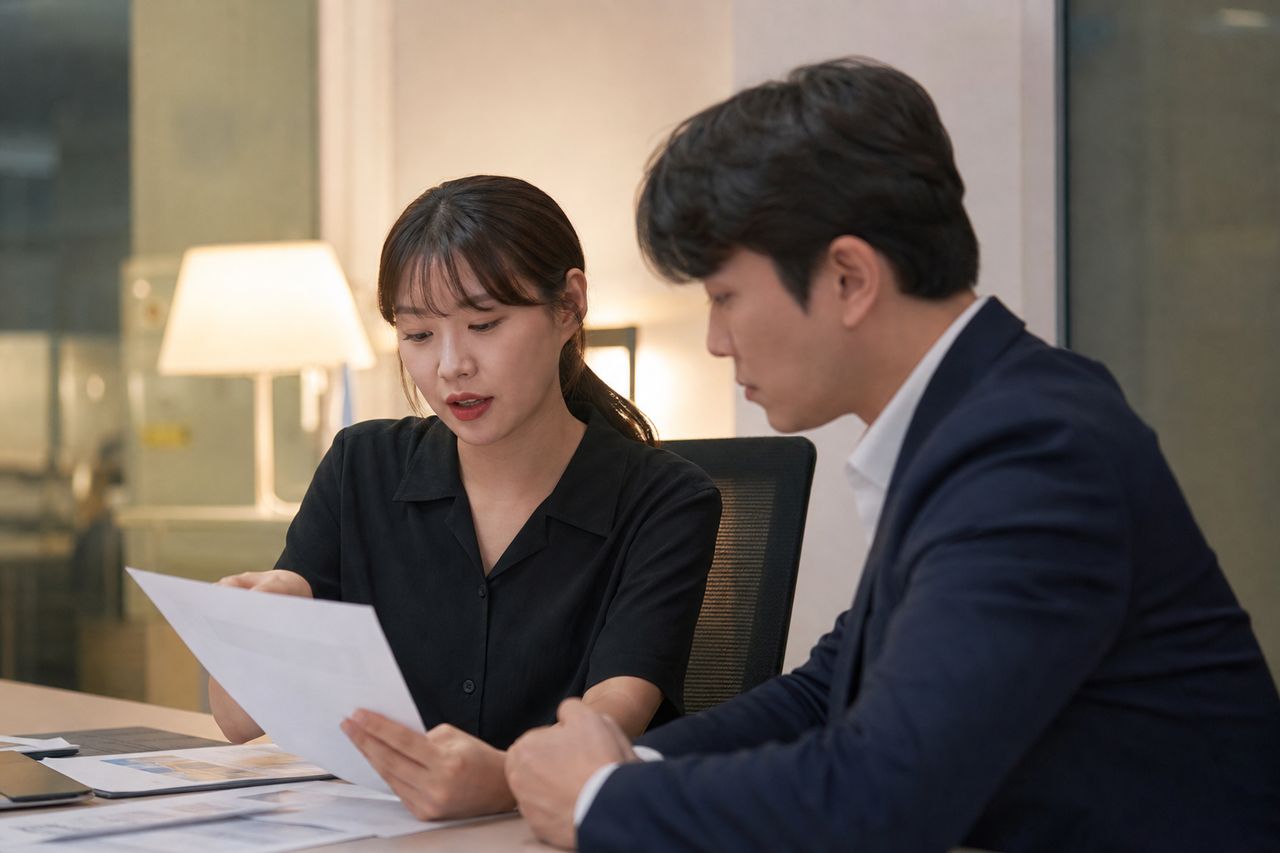 개인회생 인가 전에 취하하면 어떻게 될까? 철회 시 불이익 총정리 관련 전문가 상담·서류 검토 장면