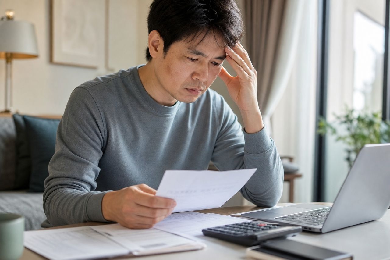 개인회생 비용, 인지대·송달료·대리인 비용을 나눠 보는 방법 관련 상황을 보여주는 이미지 — 서류를 검토하는 모습